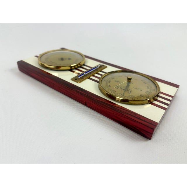 Metal Mid-Century German Weather Station, 1980s For Sale - Image 7 of 11