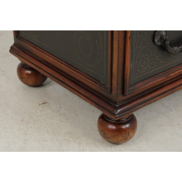 Theodore Alexander Embossed Brass Surface Chest For Sale - Image 13 of 15