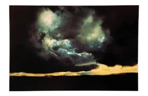 "Storm" Contemporary Landscape Color Photograph From the Estate of Gleb Derujinsky