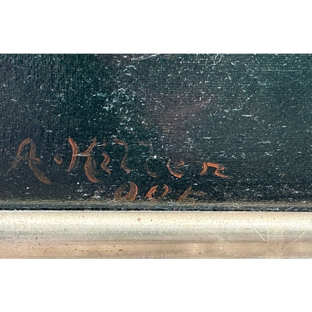 Late 19th Century Antique Oil Painting After Frans Hals Portrait of Gentleman, Signed A. Hiller For Sale - Image 5 of 14
