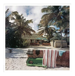 Slim Aarons, "Antigua Beach Club," January 1, 1960 Getty Images Gallery Framed Art Print