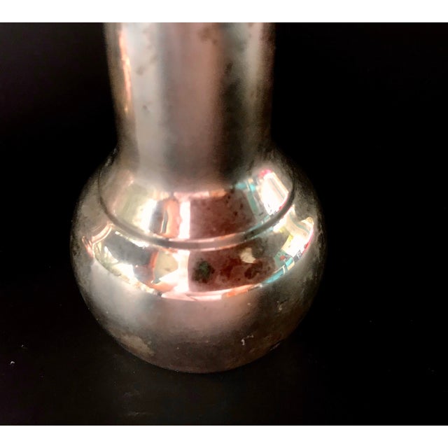 Metal Vintage Mid Century Modern Silver Plated Salt & Pepper Shakers International Silver - Set of 2 For Sale - Image 7 of 9