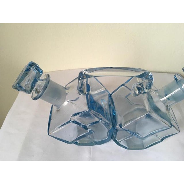 1960s Italian Postmodern Blue Murano Glass Cruet, 1960s For Sale - Image 5 of 18