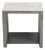 Four Hands Furniture Hugo Contemporary Industrial 22" Concrete Accent End Table For Sale