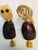 Contemporary 1970s Carved Owl Figurines Lamp Finials - a Pair For Sale - Image 3 of 3