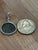 Antique Roman Coin Pendant W Delicate Silver Leaves at Bale For Sale - Image 9 of 10