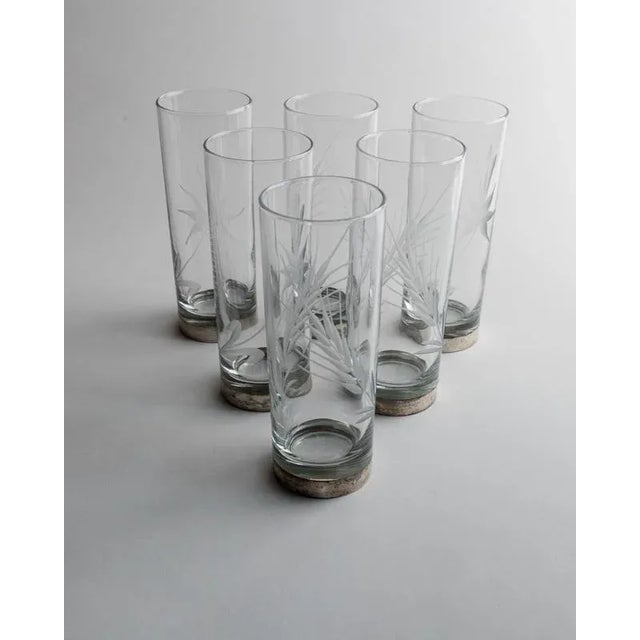 Vintage Italian Drinking Glasses, 1960s, Set of 6 For Sale - Image 11 of 11