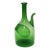 Vintage Italian Green Hand Blown Glass Wine Decanter With Ice Chamber For Sale