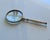 Quintessential Antique Brass Magnifying Glass For Sale - Image 4 of 4