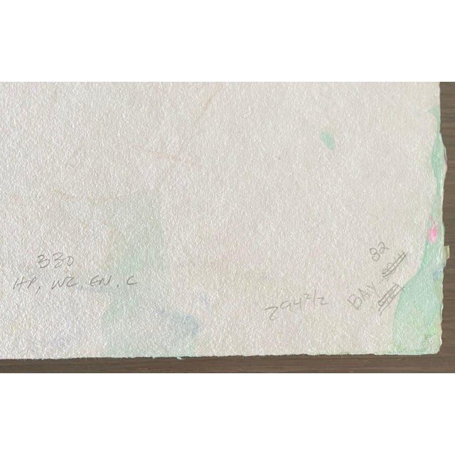 Paper Steven Sorman, American Artist Handmade Multi Colored Paper With Collage Steven Sorman, 2003 For Sale - Image 7 of 8