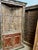 Antique Hand-Carved Corner Bookshelf | Rustic Open Wood Display Bookcase For Sale In Orlando - Image 6 of 7