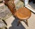 Wood 1890s Antique Quarter Sawn Oak High Back Organ Stool With Claw Feet For Sale - Image 7 of 17