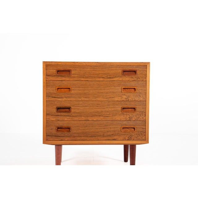 This beautiful chest of drawers was made in Denmark in the 1960s by Hundevad & Co, a well-known Danish furniture maker. It...