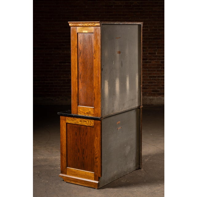 Wood C. 1930 Laboratory Cabinet by Kewaunee Mfg. Co. For Sale - Image 7 of 17