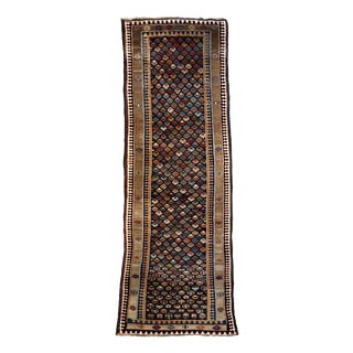 Antique Kurdish Runner Rug, 1890s For Sale