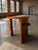 Art Deco Round Wood Side Table with Shelf For Sale - Image 3 of 11