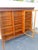 Brown Early 1900s Tiger Oak Long Large China Cabinet Bookcase Cupboard 6583 For Sale - Image 8 of 18