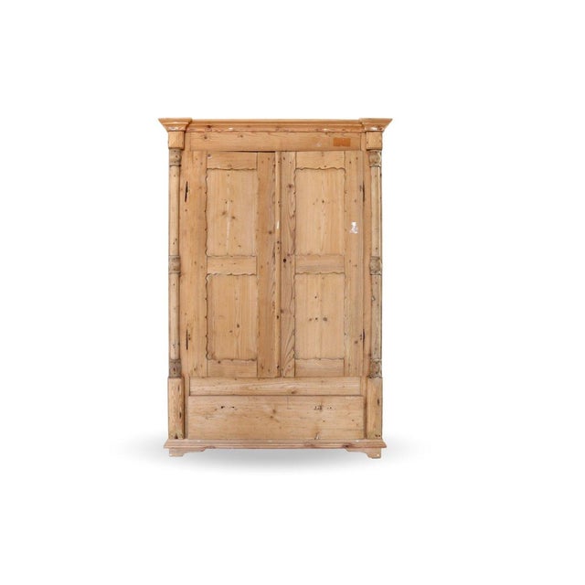 19th Century Antique Wardrobe in Wood, 1890s For Sale - Image 5 of 5