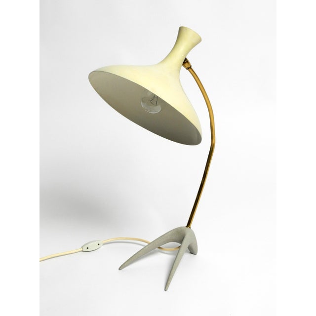 1950s Large Mid-Century Modern Crows Foot Table Lamp by Karl Heinz Kinsky for Cosack, 1950s For Sale - Image 5 of 18