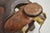 Vintage ML Leddy's Brown Tooled Leather Western Show Horse Saddle For Sale - Image 9 of 12