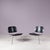 Herman Miller LCM Chairs in Chrome Metal with Black Plywood by Charles & Ray Eames for Herman Miller, USA, 1960s, Set of 2 For Sale - Image 4 of 11