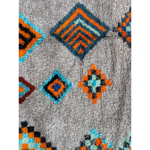 Berber Tribes of Morocco Colorful Moroccan Berber Rug For Sale - Image 4 of 10