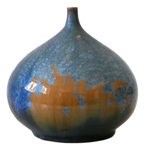Vintage Studio Pottery Ceramic Vase by Ilse Ludwig-Korbel, 1983