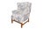 Ethan Allen Ethan Allen Chippendale Style Scrolled Wingback Chairs, a Pair For Sale - Image 4 of 10