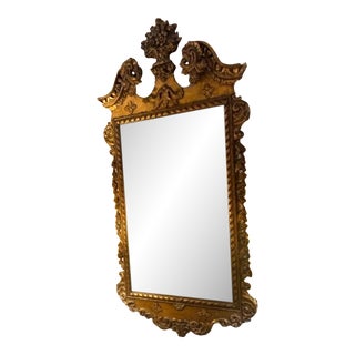 Antique American Gilt Wall Mirror For Sale