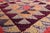 Pink 1970s Vintage Handmade Wool Cotton Pink Runner Rug For Sale - Image 8 of 11