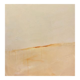 Sarah Trundle, Contemporary Abstract Landscape Painting, "Neutral Ground" For Sale