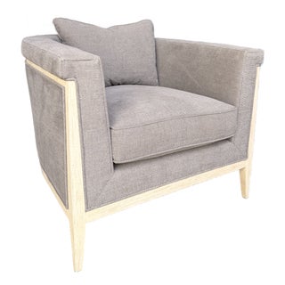 Ambella Home Light Gray Lounge Chair For Sale