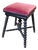 Antique Swivel Stool with Turned Legs, 1900 For Sale