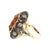 An early 20th-century statement ring featuring an orange citrine. The citrine is set with a 16k gold bezel and shank, and...