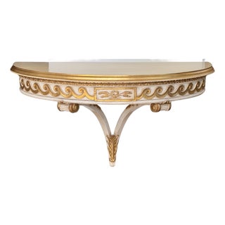 Hollywood Regency Dorothy Draper Style Large Scale Wall Mounted Shelf For Sale
