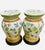 Hollywood Regency Vintage Chinese Chinoiserie Style Garden Stools or Side Tables - a Pair For Sale - Image 4 of 9