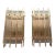Restoration Hardware San Marco Clear Glass Sconce in Hand Polished Nickel - a Pair For Sale
