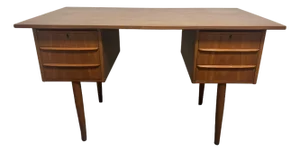 1960s Mid Century Teak Desk