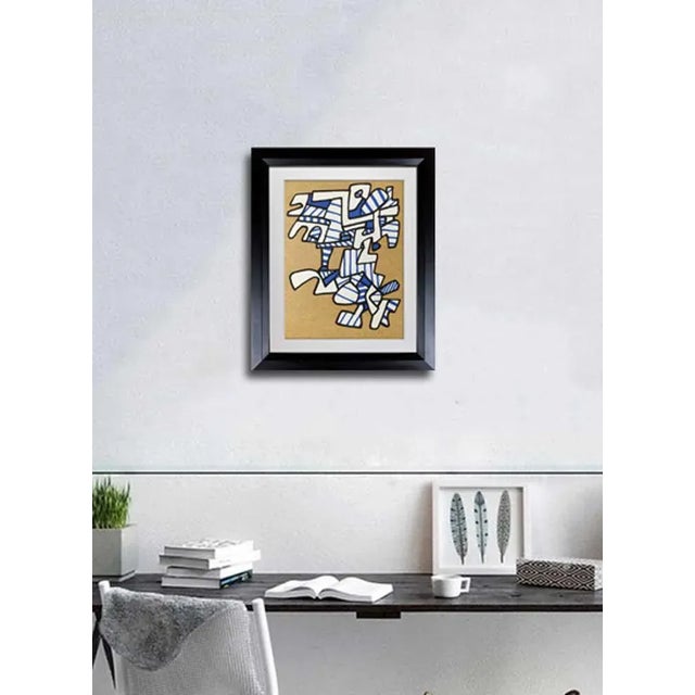 Limited Edition JEAN Dubuffet Lithograph. Size: 16.4 x 21.4cm. Frame Size: 16 1/2 x 18 1/2in. This is a Limited Edition...