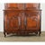 A French solid oak buffet à deux corps from the 19th century (Louis XV in style) with baroque carvings to add depth to the...