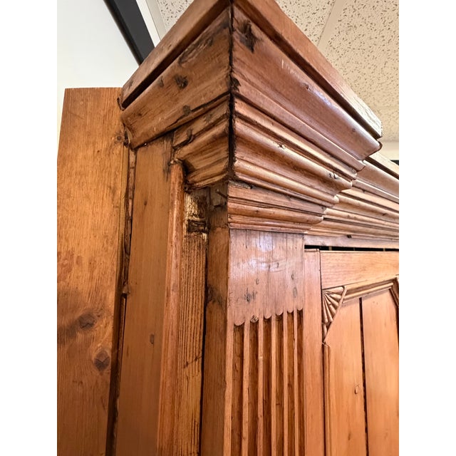 Monumental Antique Irish Corner Cabinet For Sale In Boston - Image 6 of 12