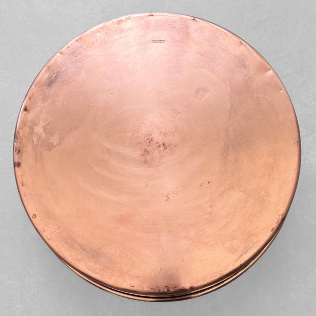 Metal Flower Stand in Copper and Steel from Ystad Metall, Sweden, 1950s For Sale - Image 7 of 8