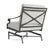 Not Yet Made - Made To Order Brown Jordan Venetian Motion Lounge Chair, Textured Pewter frame with Fusion Dove fabric For Sale - Image 5 of 11