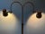 Mid-Century Brown Double Arc Cone Floor Lamp from Gepo For Sale - Image 3 of 11