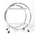 Art Deco Style Round Form Tubular Two-Tier Bar Cart in Chrome and Smoked Mirror For Sale - Image 12 of 13