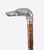 Antique Greyhound Head Sliver Handled Walking Stick Cane, 1890s For Sale - Image 6 of 12