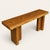 Wood Belgian Style 1970s Reclaimed Wood Console Table With Brass Butterfly Key Inlays For Sale - Image 7 of 8