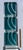 Vintage David Muniz 29" Lucite Art Sculpture Turquoise Blue & Clear Signed '02 For Sale - Image 4 of 16