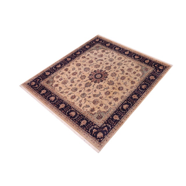 Designed with mesmerizing intricacy and gorgeous color palette, this hand-knotted masterpiece demonstrates the beauty and...