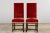 Antique French Louis XIII Style Maple Dining Chairs in Red Velvet - Set of 10 For Sale - Image 12 of 18